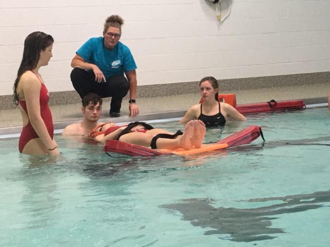 Pool lifeguard training for beginners,