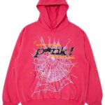 pink spider hoodie