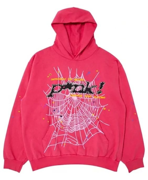 pink spider hoodie