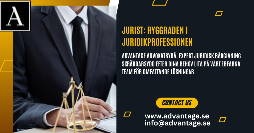 Jurist: Ryggraden i Juridikprofessionen