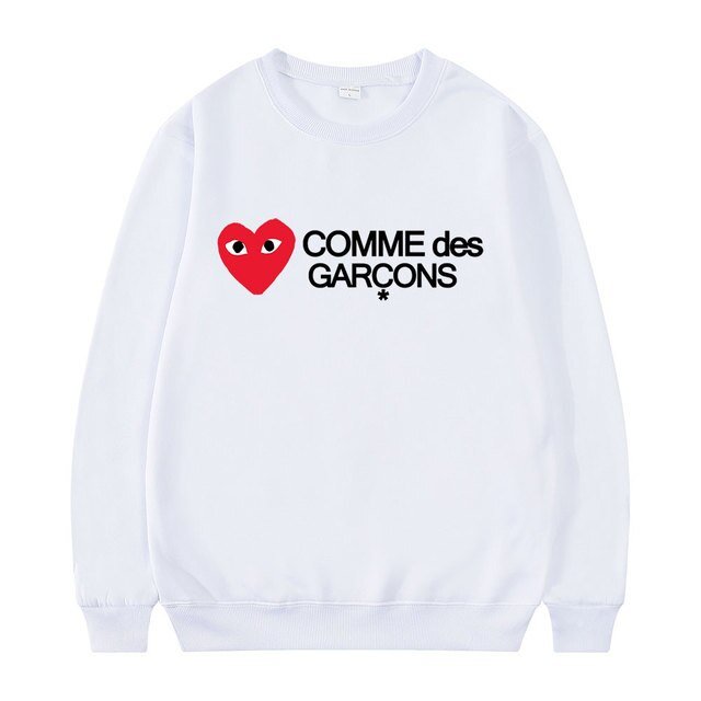 Comme-Des-Garcons-Letter-Logo-Sweatshirt