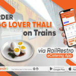 Order Egg Lover Thali on Trains via RailRestro eCatering App