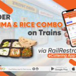 Order Rajma & Rice Combo on Trains via RailRestro eCatering App