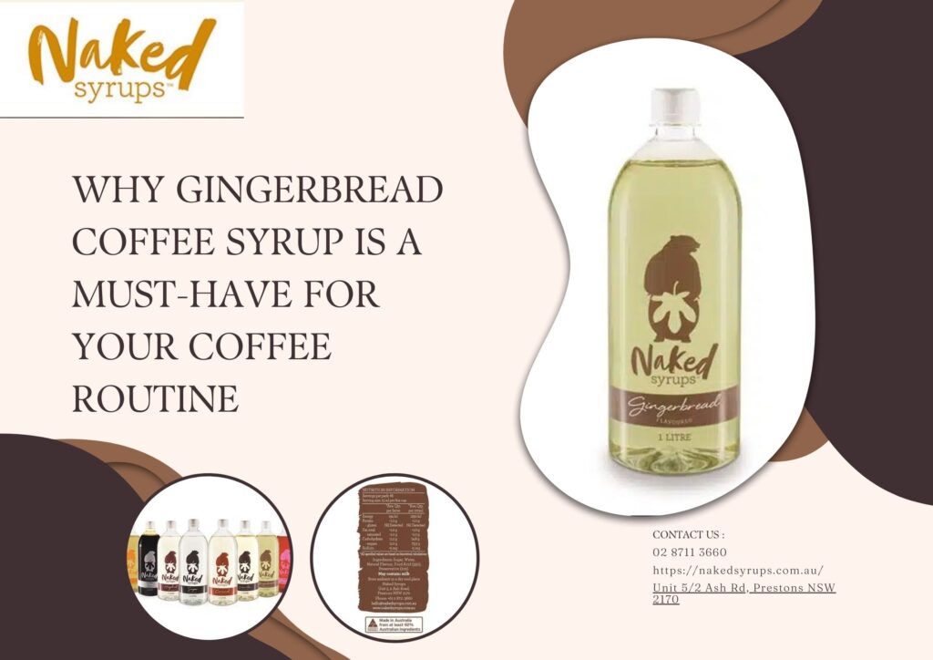 gingerbread coffee syrup