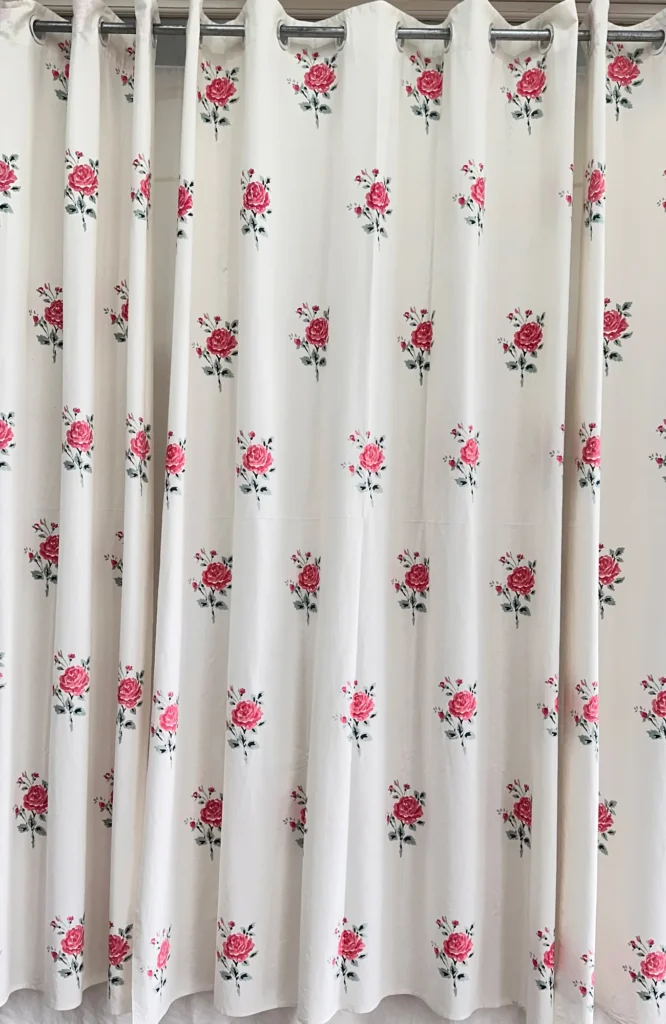 Hand Block Printed Curtains Online