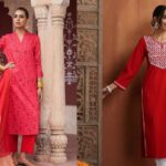 red-kurta-for-women