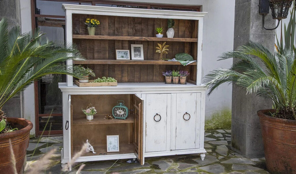 Elegant china cabinet and barrister bookcase showcasing glass panels, wooden shelves, and a timeless design, ideal for displaying decor or organizing books and files.