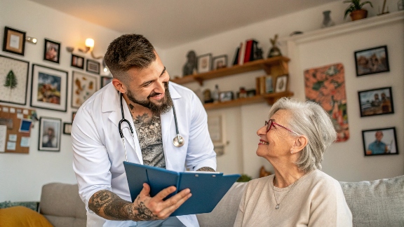 healthcare service given to people at home