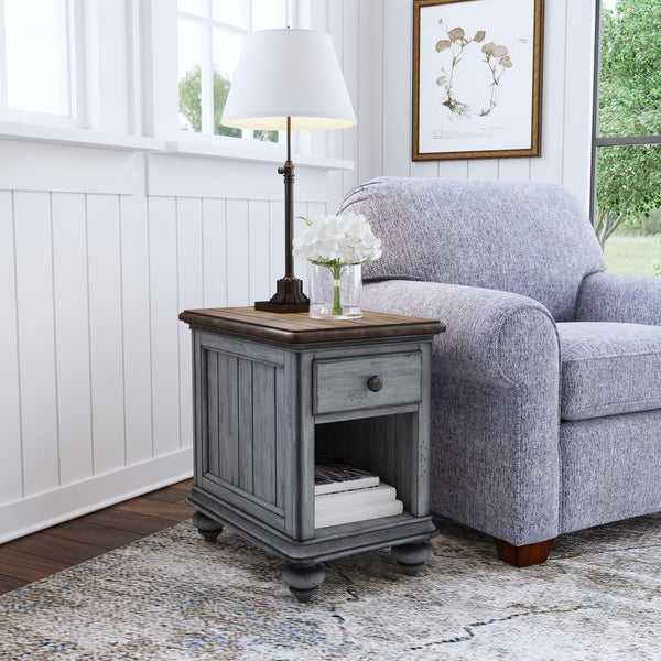 light wood end table