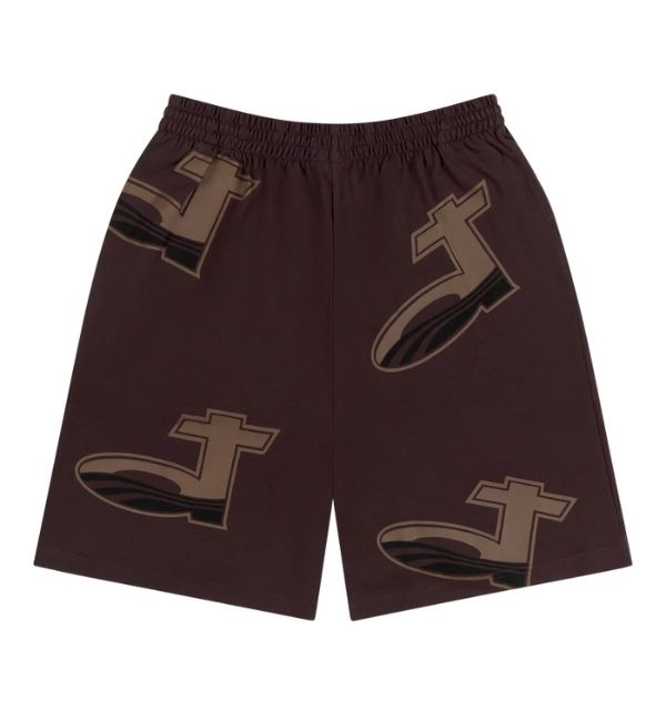 Brown Denim Tears Shorts